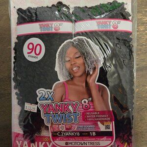 Motown Tress Yanky Twist 1B 8 inch (5 packs)